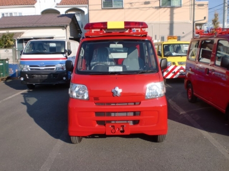 消防車両　小型ポンプ車①