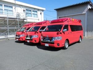 消防車両　指揮車
