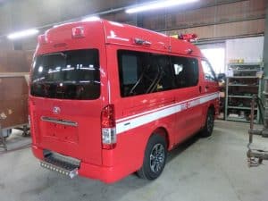 消防車両　指揮車
