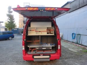 消防車両　指揮車