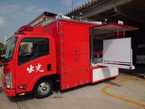 消防車両　指揮車